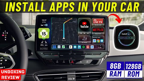 New Linkifun GT8D CarPlay USB Adapter Android 15 | Install Apps in Your Car | UNBOXING REVIEW