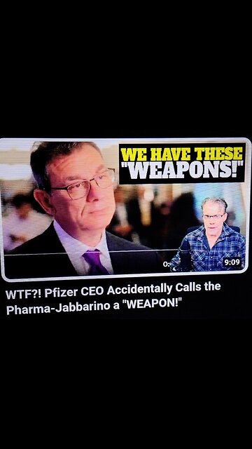 phizer ceo we have these weapons two words together u dont want to hear vaccine and weapons