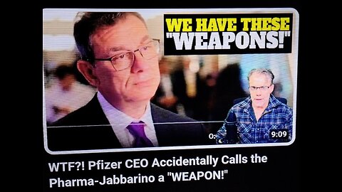 phizer ceo we have these weapons two words together u dont want to hear vaccine and weapons