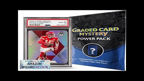 PSA Football Graded Card Mystery Pack + PSA Graded Football Card Review