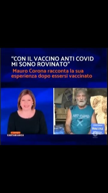 Mauro Corona: "con il vaccino mi sono rovinato" 10/12/2024