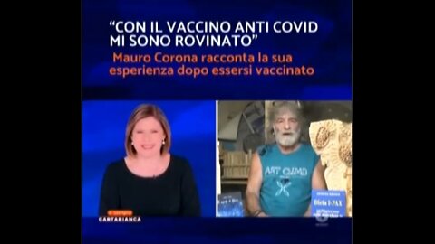 Mauro Corona: "con il vaccino mi sono rovinato" 10/12/2024