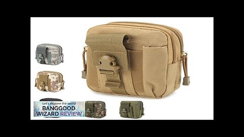 5.5 Inch Outdoor EDC Tactical Waist Bags Pack Men Cell Phone Case Review