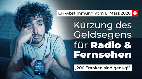Kürzung des Geldsegens für Radio & Fernsehen – zur Schweizer Volksabstimmung