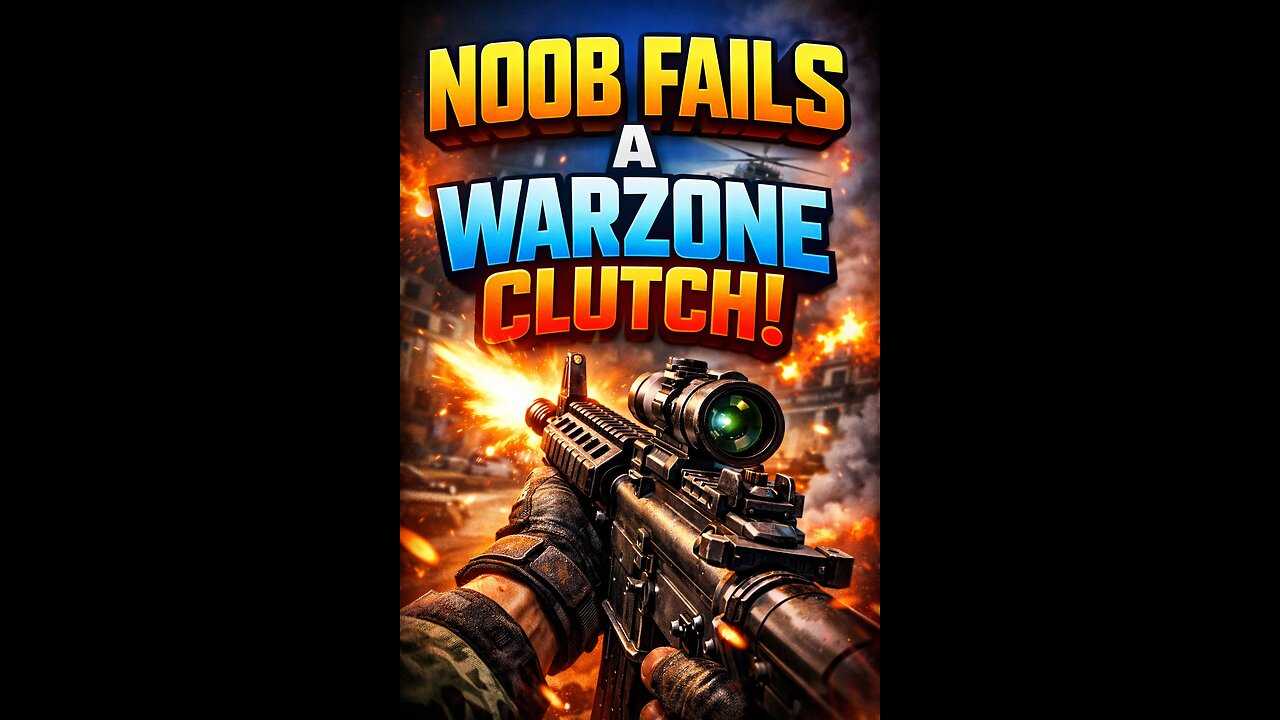 Noob Fails a Warzone Clutch