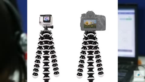 Mid-Sized Projector Flexible Tripod/Tripod Mount for Nebula Capsule 3 GTV Projec