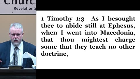 Charge Some To Teach No Other Doctrine: 1 Timothy 1:1-11 Explained