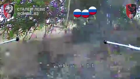 The pilots of the 63rd BBS brigade scored a hat-trick of occupiers hiding under a tree. 