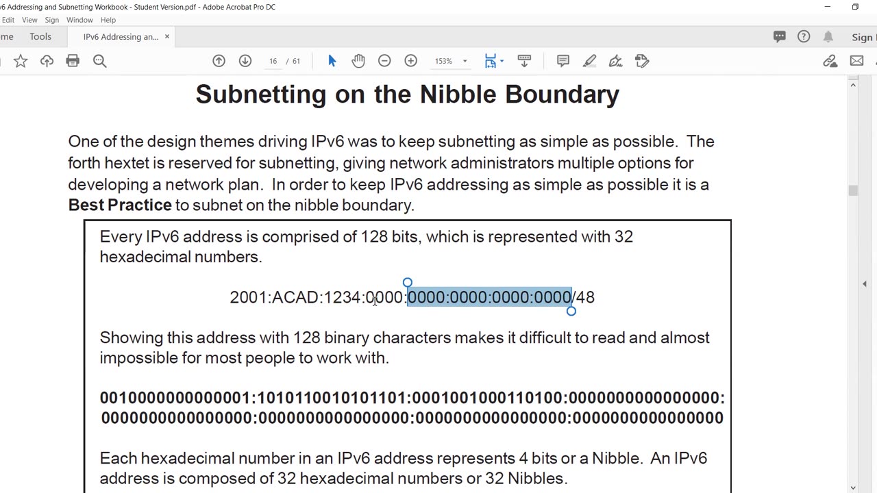 IPv6 - Subnetting Intro