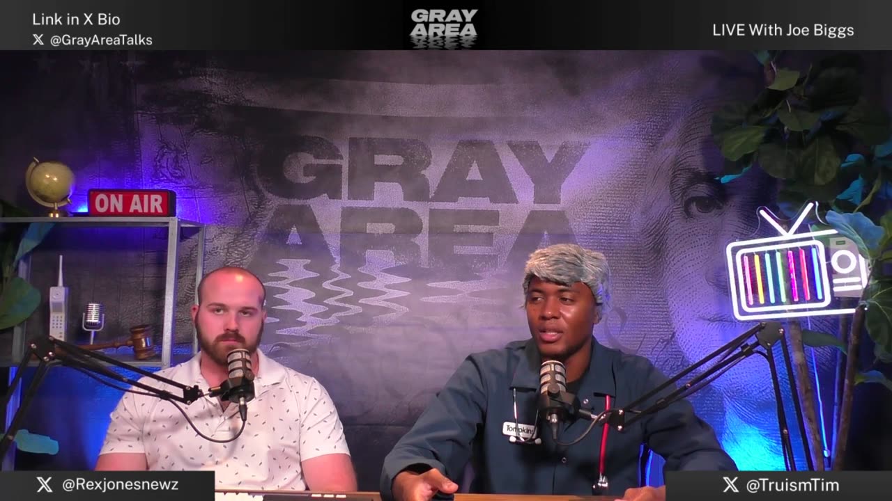Gray Area LIVE #18: THE TRUTH ABOUT THE SHUTDOWN + Joe Biggs Speaks!