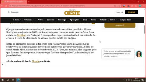 Em Portugal, começa o julgamento de assassinos de brasileiro.mp4
