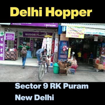 Exploring the bustling market of Sector 9, RK Puram, South Delhi 🛍️🌟