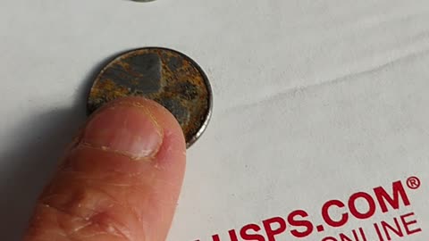 One of my 1944 steel wheat pennies