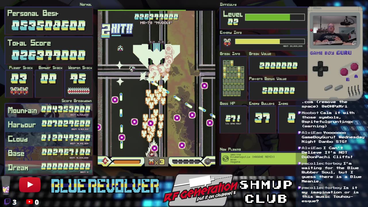 GameBoyGuru streams - Blue Revolver!