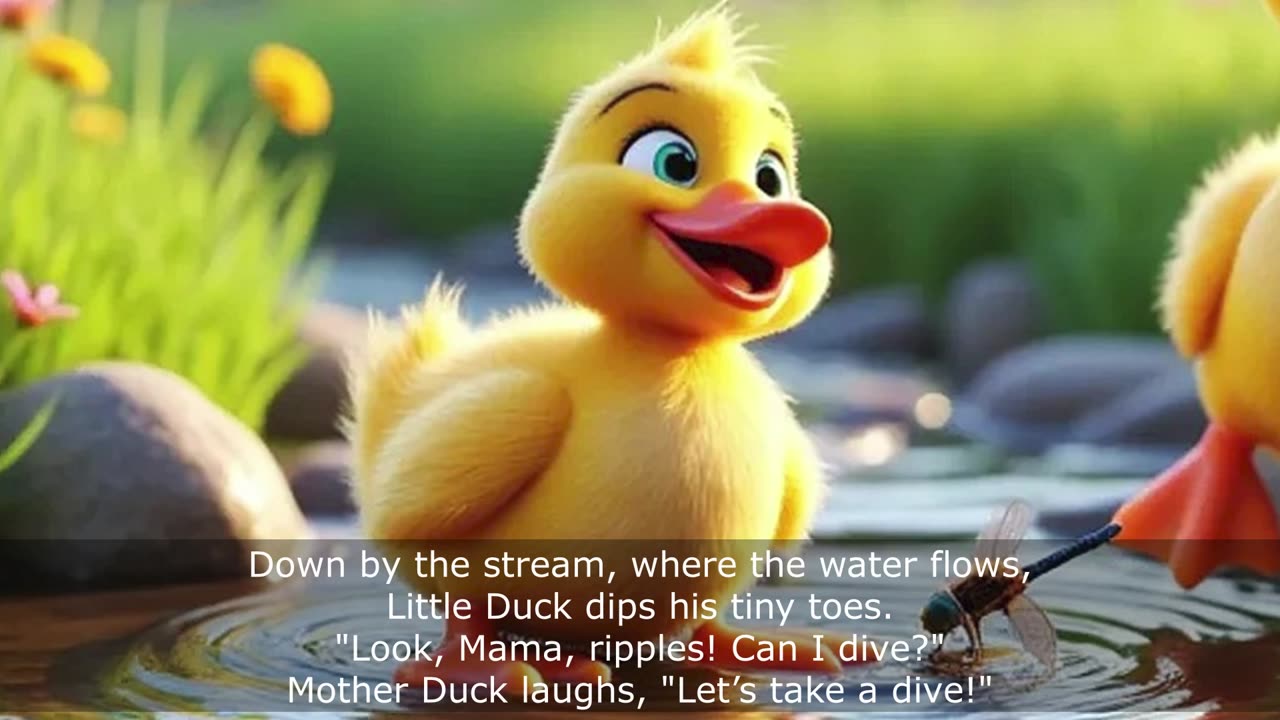 little duck and mother