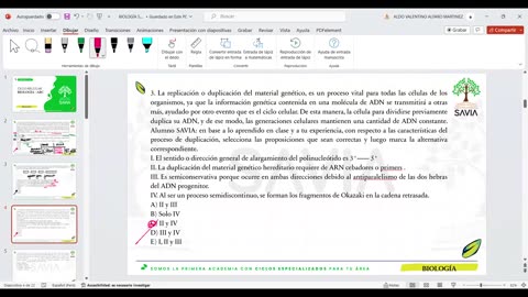 SAVIA REGULAR 2025 | Semana 06 | Biología