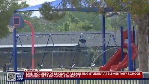 Convicted child predator Abel Kai Gblah, 25, allegedly entered a Phoenix elementary