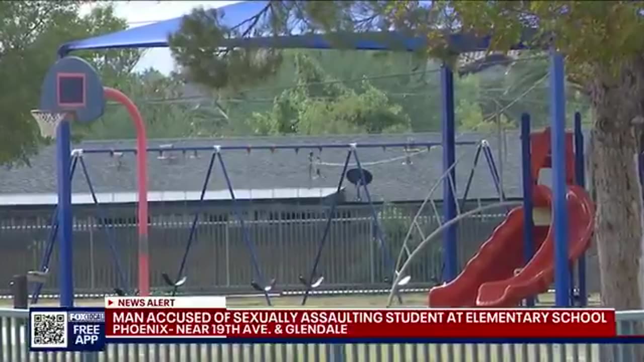 Convicted child predator Abel Kai Gblah, 25, allegedly entered a Phoenix elementary