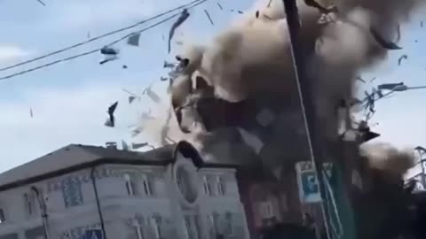 Kharkiv: Something Intense. Strike Caught on Camera.