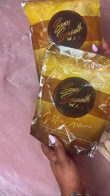 Unboxing Sexy Smooth Golden Allure Hard Wax & Waxing Stick | @skynnwithtrish Review