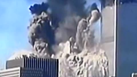 911 South Tower Demolition With Eyewitness Account - Boom Boom Boom (AP Shot)