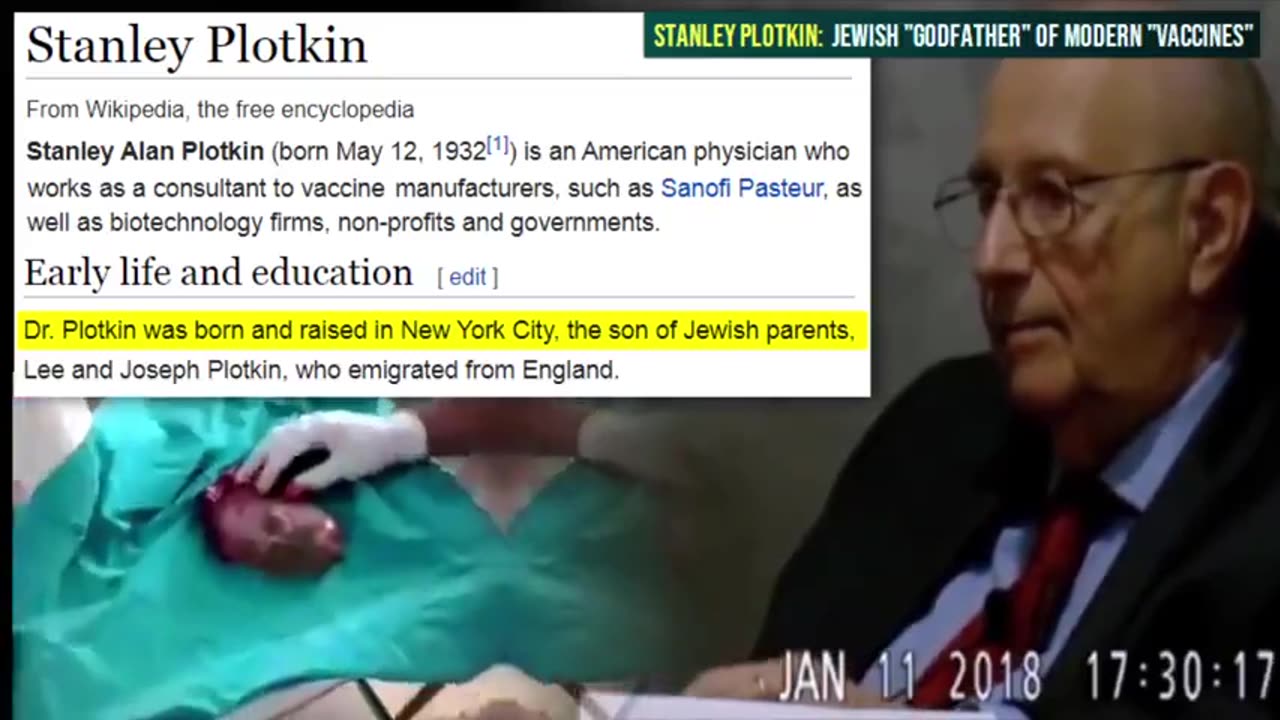 Jewish Doctor Exposes Aborted Fetus Tissue in Vaccines