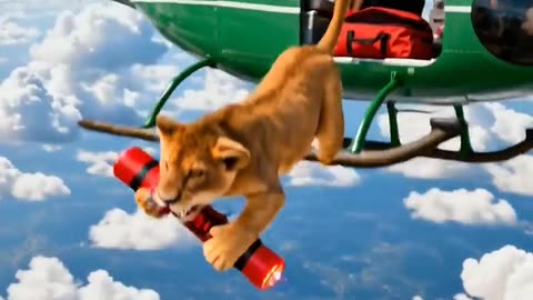 The cub saved millions of lives in the helicopter and prevented the helicopter from exploding