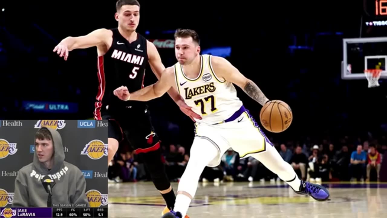 FULL Lakers POSTGAME INTERVIEW & ANALYSIS vs. Heat: J.Worthy, JJ, Luka, Austin, LaRavia & Hayes