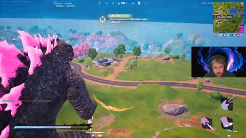 Fortnite Godzilla Full Zero Build Victory