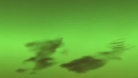A powerful solar eruption lit up the skies, creating auroras visible as far apart as New Hampshire,