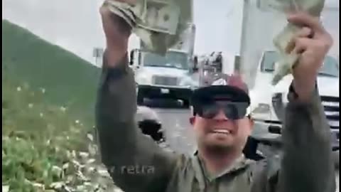 Truck dropped lots of money 💰