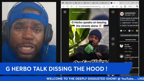 G HERBO DISSES HOMIES TO BE GREAT !