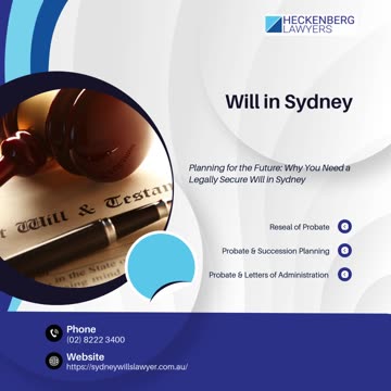 Planning for the Future: Why You Need a Legally Secure Will in Sydney