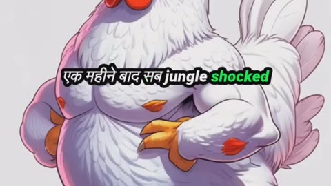 Murga ne dekhe patle legs, gym gaya aur ban gaya bodybuilder – jungle hil gaya! | Bolta Janwar AI