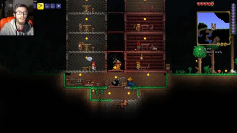 The Space Episode & First Boss Fight | Terraria Journey Mode [part 4]