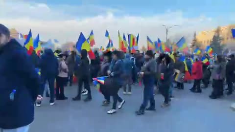 Protest contra anulării alegerilor prezidențiale din 2024 (Global News România; 12.01.2025)2