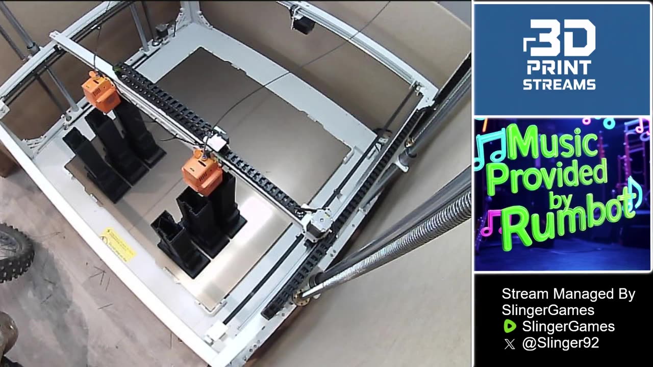 LIVE - Satisfying Large Format 3D Print - 01/22/2026