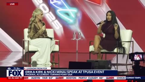 MUST WATCH.. BREAKING SURPRISE GUEST Nicki Minaj joins Erika Kirk at Turning Point USA's AmericaFest And makes remarks on Gavin Newsome wanting more trans kids and much much more this is well worth watching