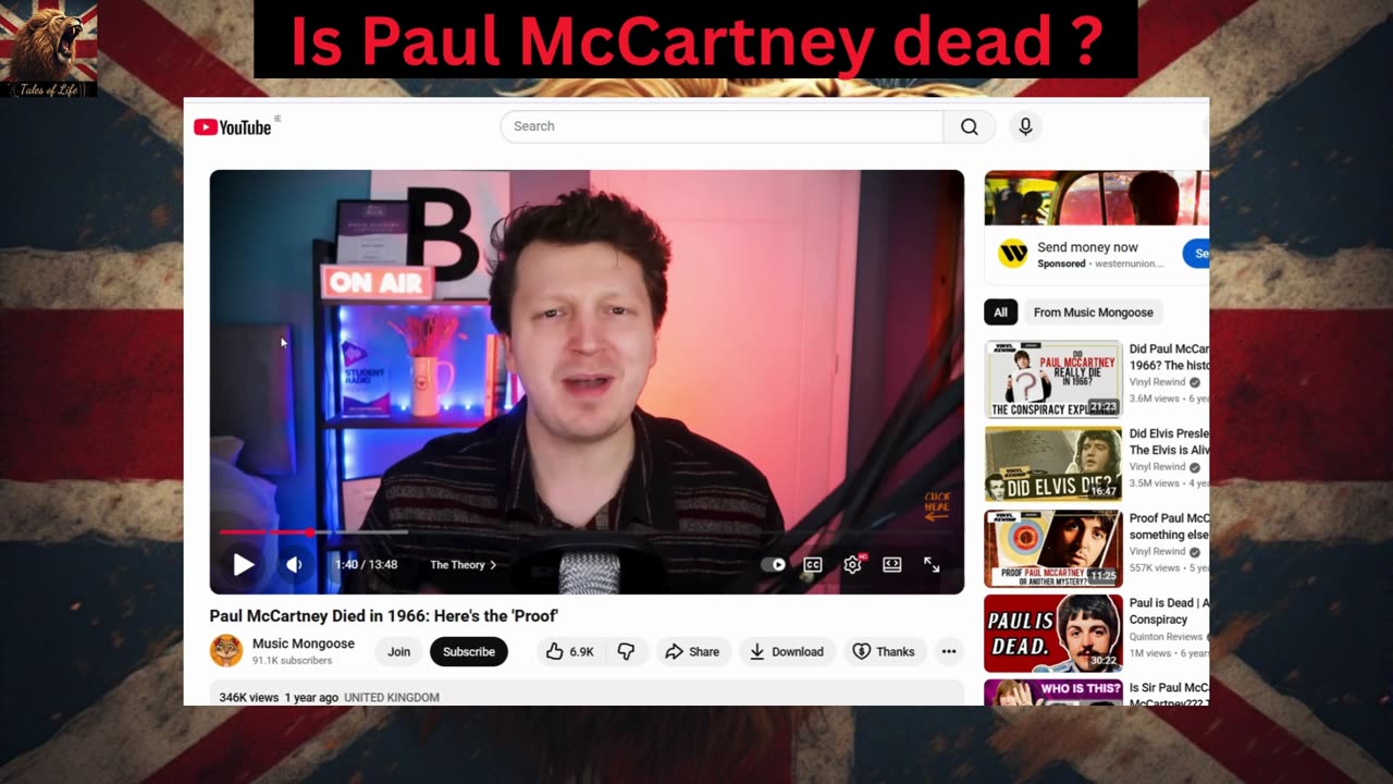 Is Paul McCartney Dead ? The Winged Beatle