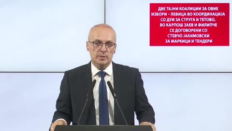 Милошоски: Две тајни коалиции за овие избори - Левица во координација со ДУИ