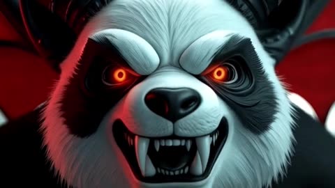 Evil Panda Talking To You #horror #ai #demon #creepy #spooky #evil #devil #demonic