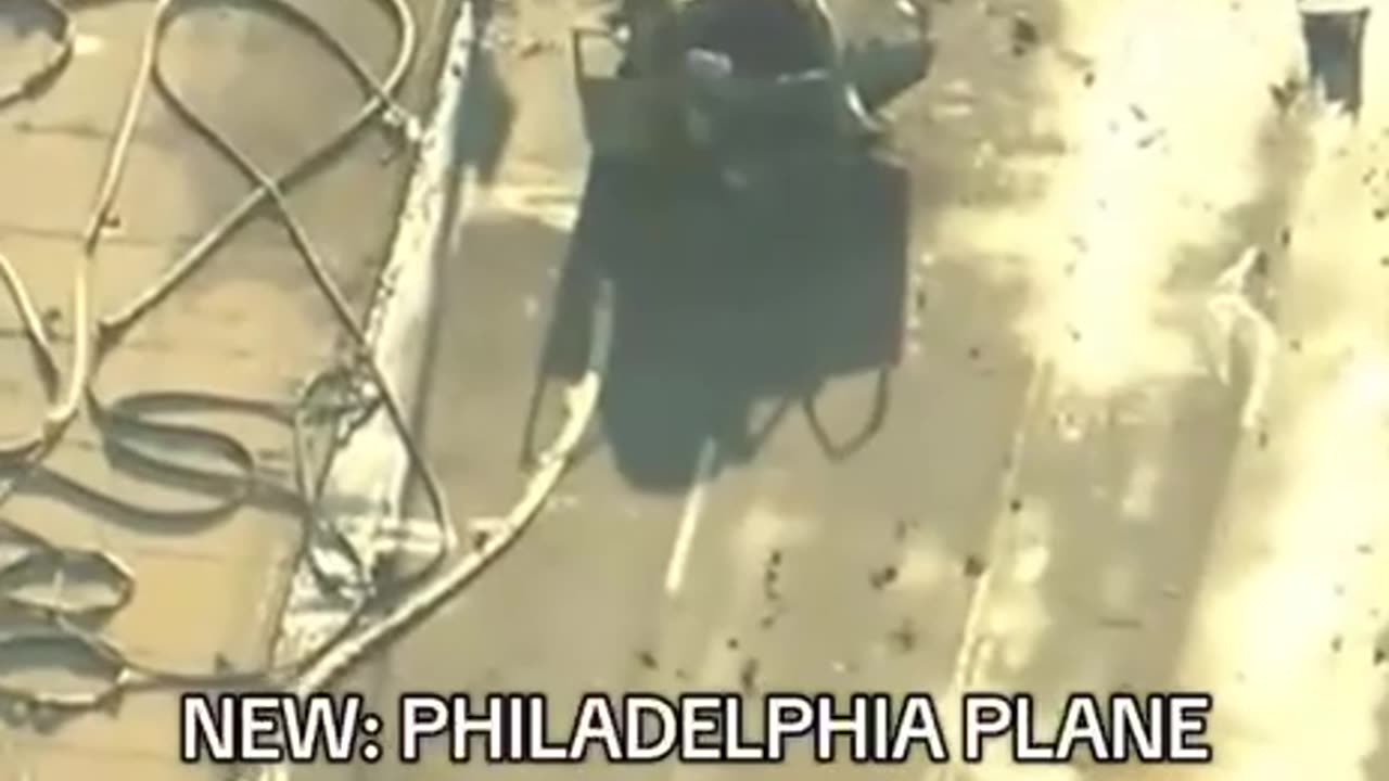 Philly Plane Crash Aerials