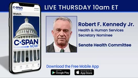 Robert F. Kennedy, Jr. Senate Confirmation Hearing to be Secretary of Health & Human Services