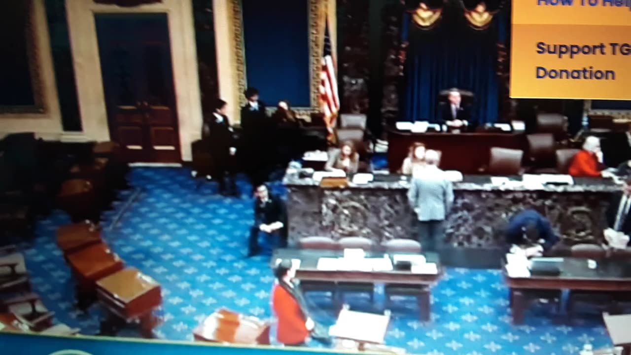 SENATE VOTES TO END SHUT DOWN - BUT WHERE ARE THESENATORS?