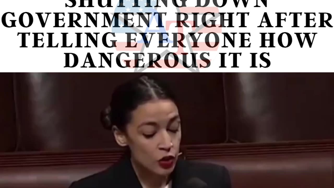 UNHINGED DEMOCRATS SHUTTING DOWN GOVERNMENT RIGHT AFTER TELLING EVERYONE HOW DANGEROUS IT IS