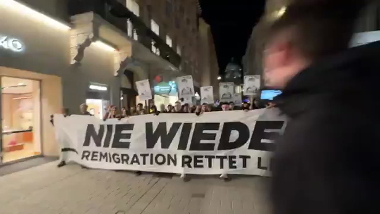 Anti-illegal immigration rally at 14-year-old killed by Austrian illegal immigrants