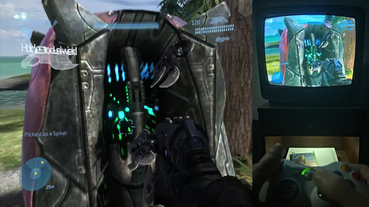 Halo 3 Walkthrough Xbox 360 CRT TV Part 3 #halo