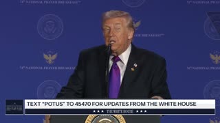 President Trump Attends the National Prayer Breakfast
