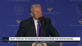 President Trump Attends the National Prayer Breakfast