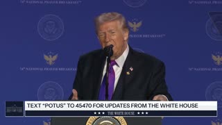 President Trump Attends the National Prayer Breakfast